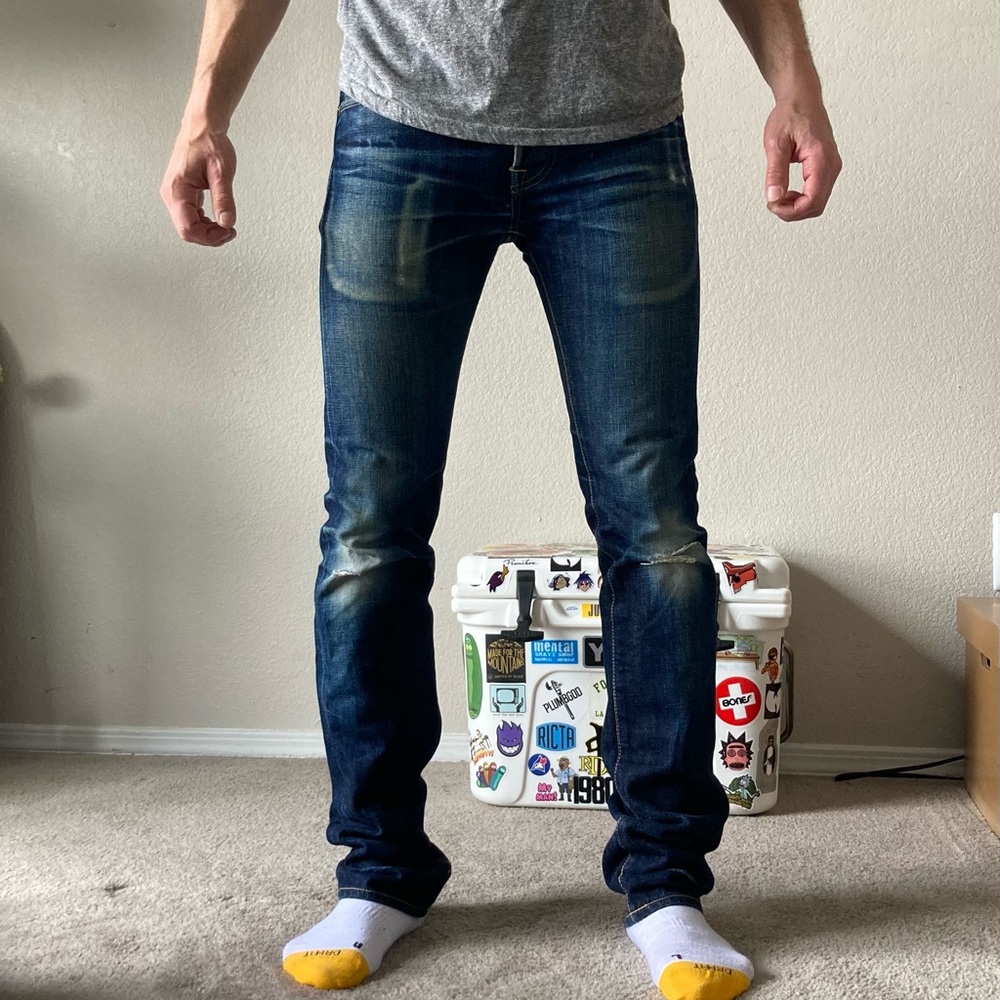 Edwin selvedge denim.
